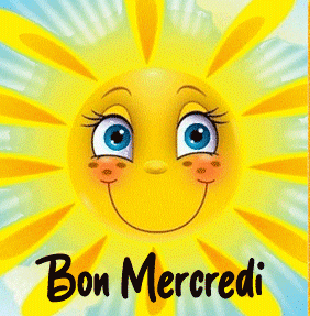 Gif animé Bon mercredi soleil